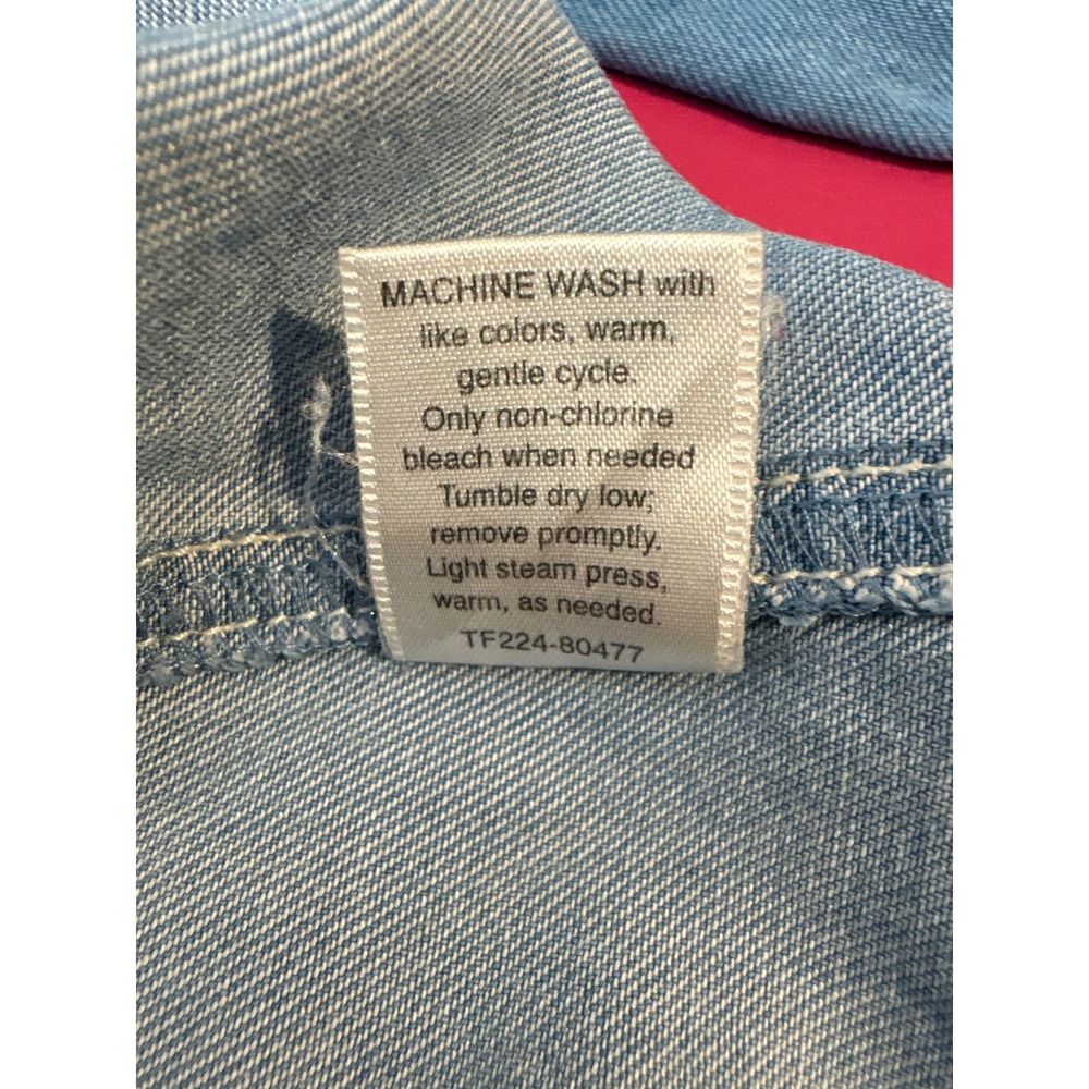 Pendleton Womens Blue Denim Button Front Shirt Ja… - image 5